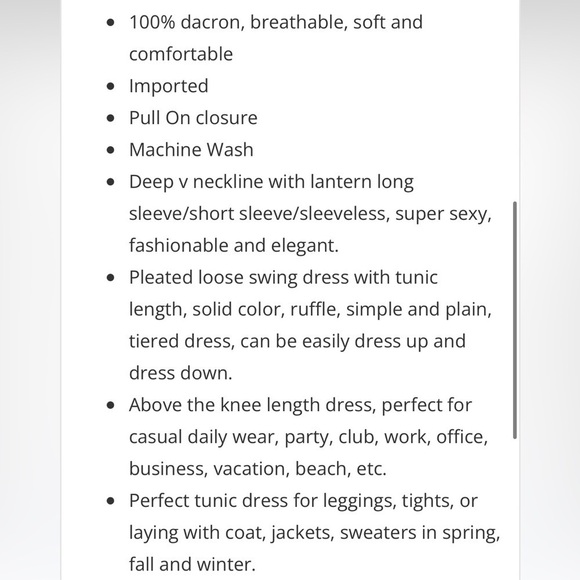 💞Amoretu Amazing Colors Tunic Dress VNeck, Swing,Casual,Loose Flowy, Fun,Size L - Picture 3 of 15